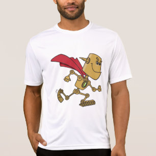 Camiseta Personagem de desenho animado de robô super-herói