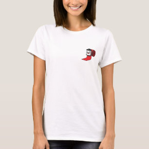 Camiseta Personagem de desenho animado de rolo de filme ret