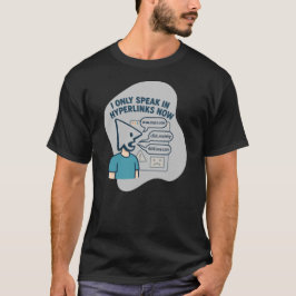Camiseta Personagem de desenho animado engraçado com o curs