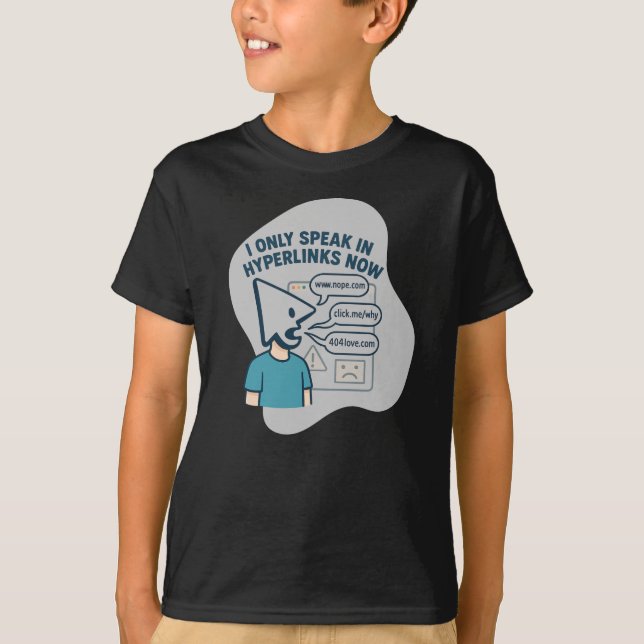 Camiseta Personagem de desenho animado engraçado com o curs (Frente)