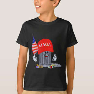 Camiseta Personagem de desenho animado engraçado da lata de