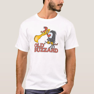 Camiseta personagem de desenho animado engraçado do velho 