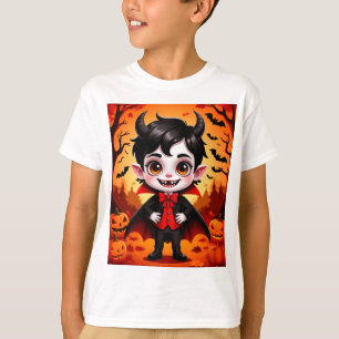 Camiseta Personagem de Fantasia de Abóbora para Coleção de
