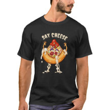 Personagem de Fatia de Pizza Diz Queijo
