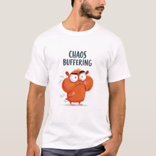 Camiseta Personagem de hamster ansioso engraçado Gi