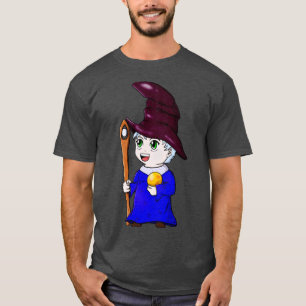 Camiseta Personagem de Mago Fofo Chibi