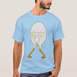 Camiseta Personagem de Ovo Excêntrico RG & RA Design Fofo