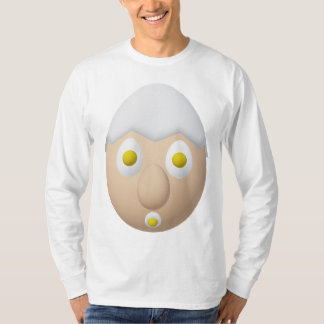 Camiseta Personagem de Ovo Excêntrico RG & RA Design Fofo