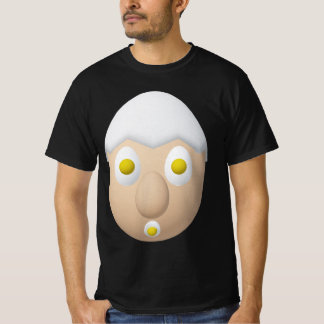 Camiseta Personagem de Ovo Excêntrico RG & RA Design Fofo