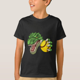 Camiseta Personagem de Pelúcia de Jacaré Crocodilo Dinossau