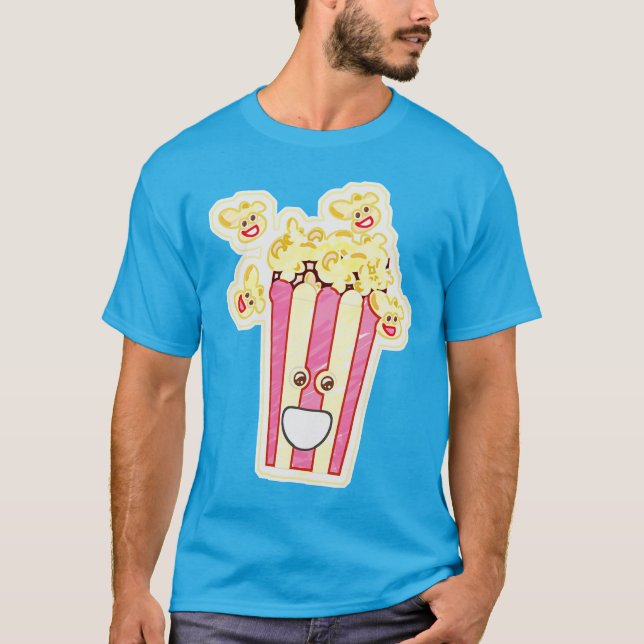 Camiseta Personagem de Pipoca Divertida (Frente)