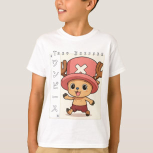 Camiseta Personagem de Rena Anime Fofa com Remédio Vermelho