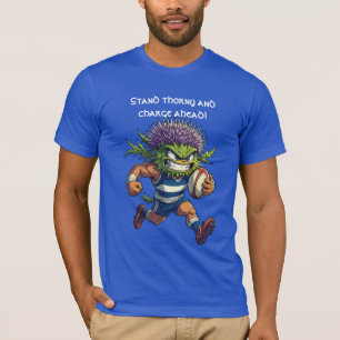 Camiseta Personagem de Rugby Cardo Escocês Feroz Esportes 