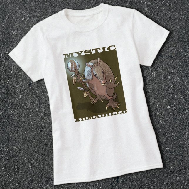 Camiseta Personagem do Tatu Místico (Criador carregado)