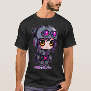 Camiseta Personagem Exclusivo do Capacete de Rapariga Cybor