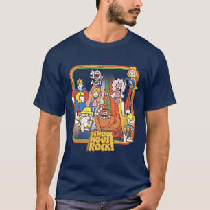 Camiseta Personagem Favorito do Schoolhouse Rock Contorno d