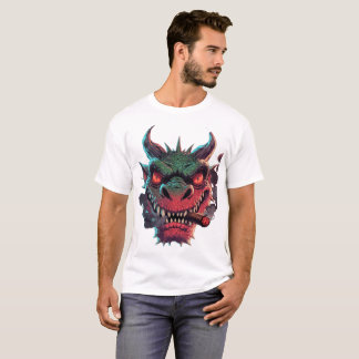 Camiseta Personagem gráfico de fantasia urbana ousada
