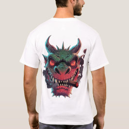 Camiseta Personagem gráfico de fantasia urbana ousada