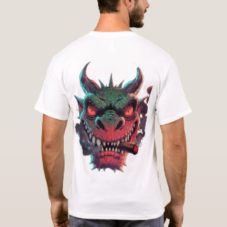Camiseta Personagem gráfico de fantasia urbana ousada