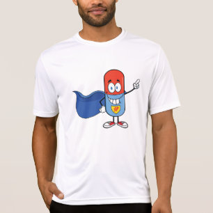 Camiseta Personagem Herói Cartoon Super Pílula