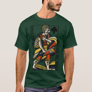 Camiseta Personagem Padrão Original do Rei de Espadas Jogan