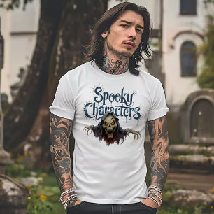 Camiseta Personagens Assustadores Halloween