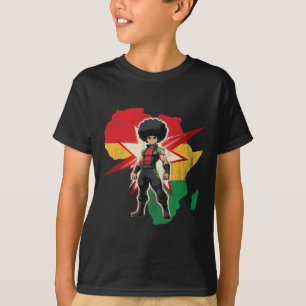 Camiseta Personagens de Anime e Mangá do Juneteenth, Cultur