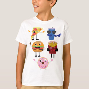 Camiseta Personagens de Comida