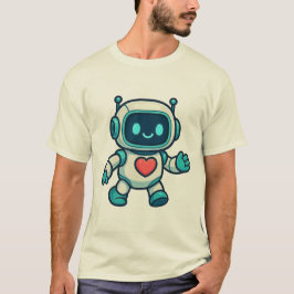 Camiseta Personagens de IA e Robô