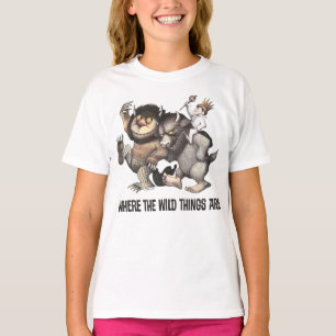 Camiseta Personagens de Onde Vivem as Coisas Selvagens