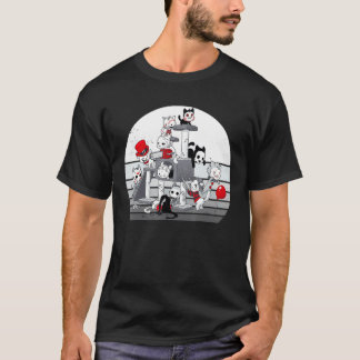 Camiseta Personagens de Terror de Gatos - Halloween Diverti