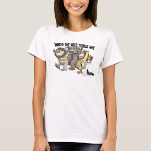 Camiseta Personagens e Logotipo de Onde Vivem as Feras