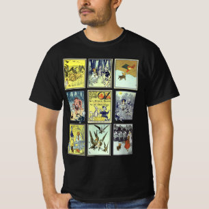 Camiseta Personagens Vintage do Mago de Oz, Estrada de Tijo