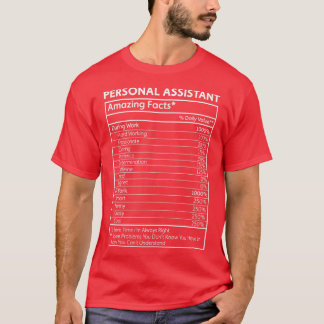 Camiseta Personal Assistant Amazing Facts
