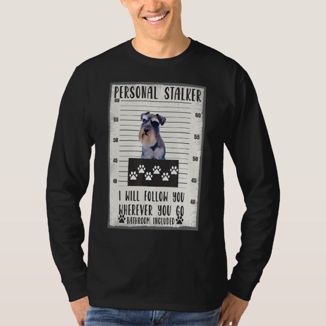 Camiseta Personal Siga-o Schnauzer (Frente)