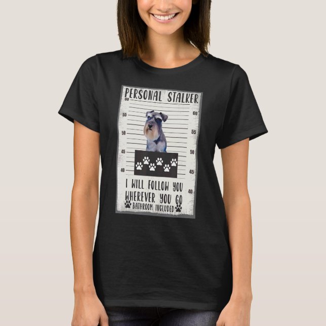 Camiseta Personal Siga-o Schnauzer (Frente)