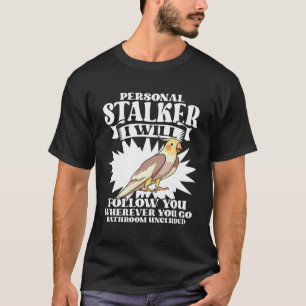 Camiseta Personal Stalker Conure Green Cheek para papagaio