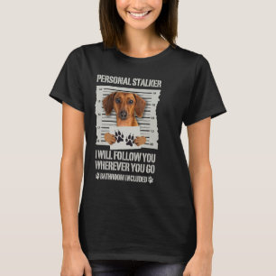 Camiseta Personal Stalker Dachshund