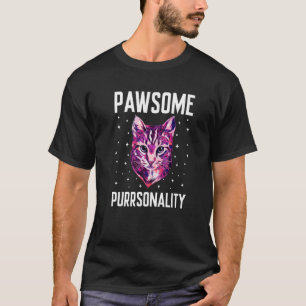 Camiseta Personalidade Incrível Gato Trocadilho Felino Fofo