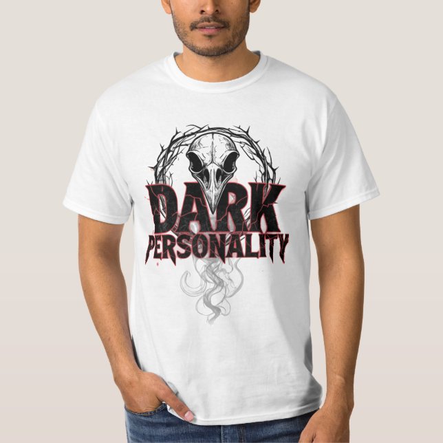 Camiseta Personalidade sombria (Frente)
