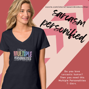 Camiseta Personalidades Múltiplas Sarcásticas
