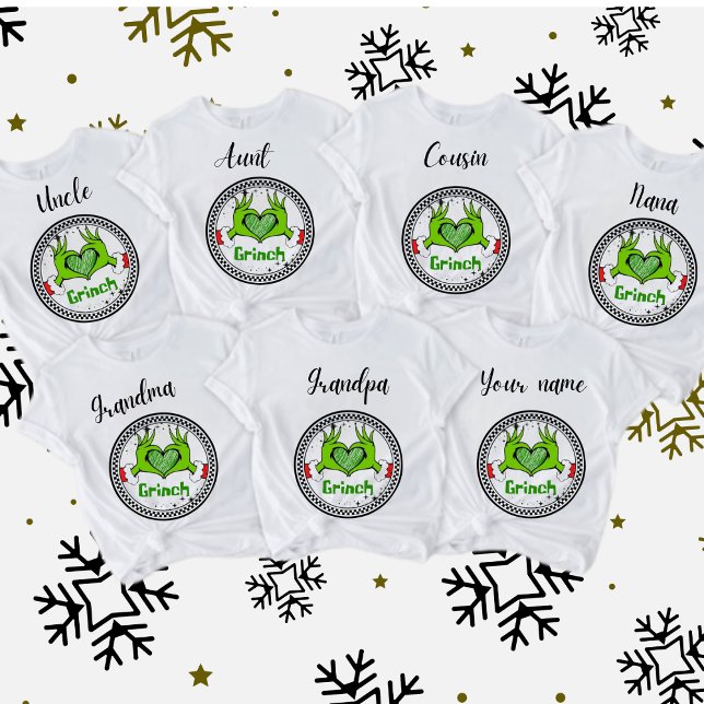 Camiseta   personalised Christmas for the whole family (Criador carregado)