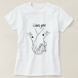Camiseta Personalised for couples on the day of love