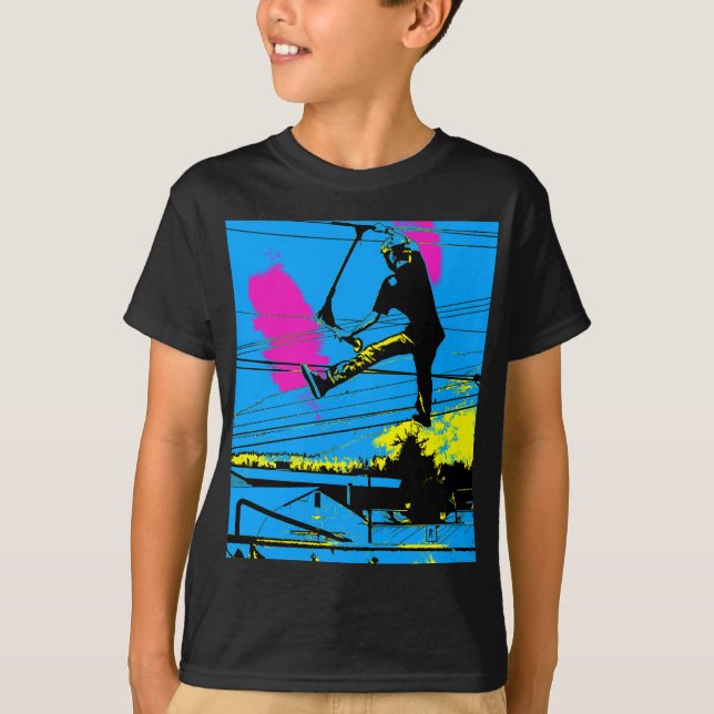 Camiseta Personalização - Caça-Patinete Alta Voadora (Frente)