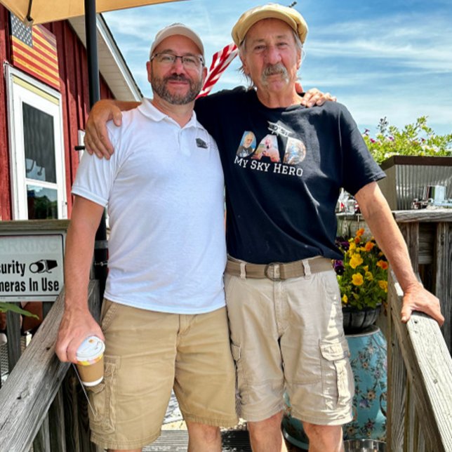 Camiseta Personalização da Colagem de Fotografias do pai My (Criador carregado)