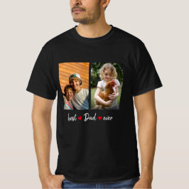 Camiseta Personalização de Foto Preto 2 do Melhor Pai
