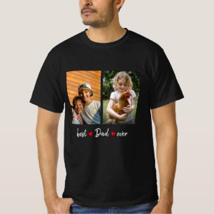 Camiseta Personalização de Foto Preto 2 do Melhor Pai