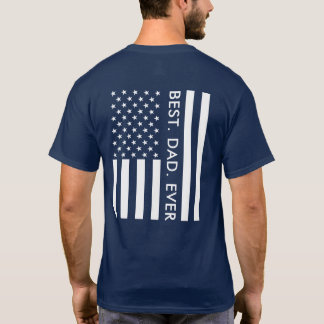 Camiseta Personalização moderna do melhor Dia de os pais do