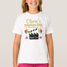 CAMISETA PERSONALIZADA 50.º SUPER STAR BIRTHDAT TEE