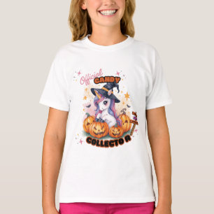 Camiseta Personalizada Abóbora Unicórnio Rosa Hall